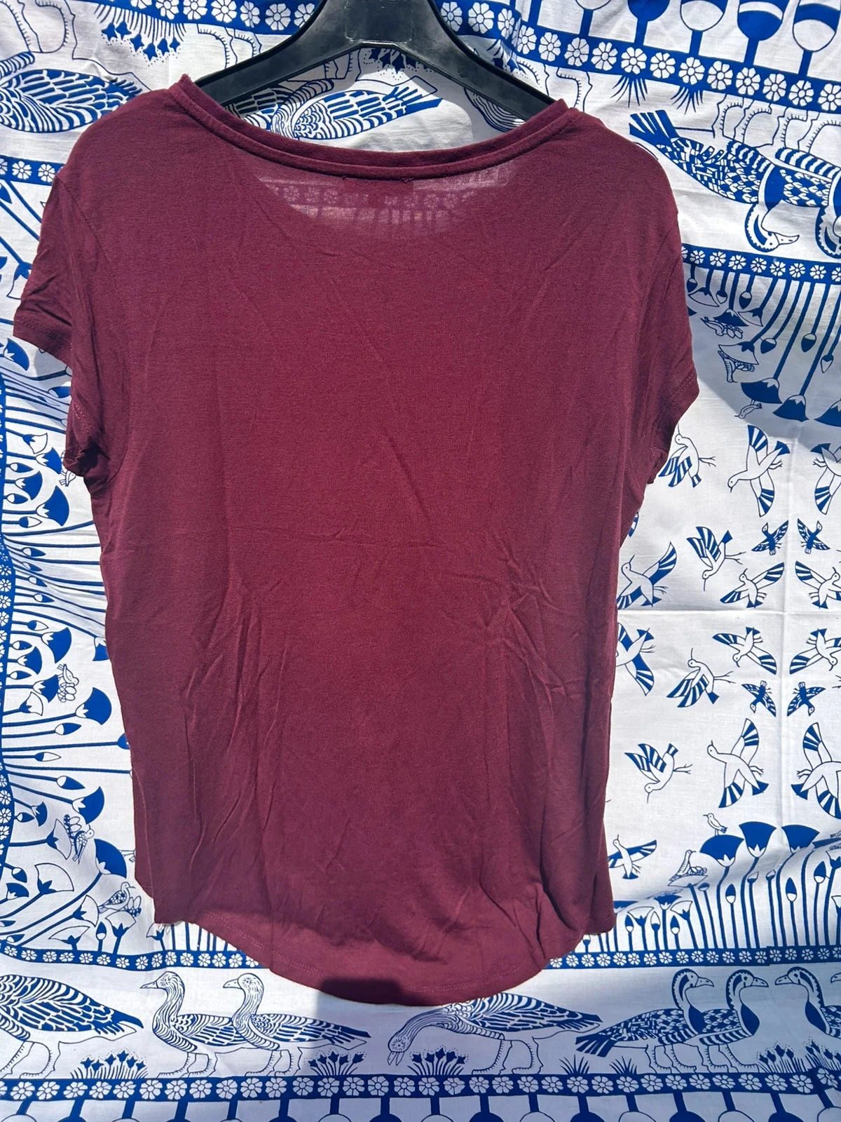 Camiseta bordô violeta S/36 feminina CoolCat em bom estado – photo 3